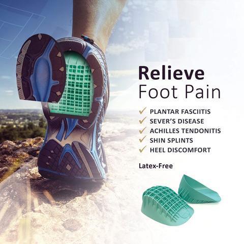 Heel Supporting Cups - For Painless Walking & Running - Indigo-Temple