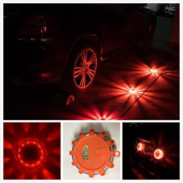 2 X Magnetic LED Emergency Safety Flares (2 pcs) - Indigo-Temple