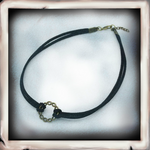BELL-Choker Bib Necklace For Women - Indigo-Temple