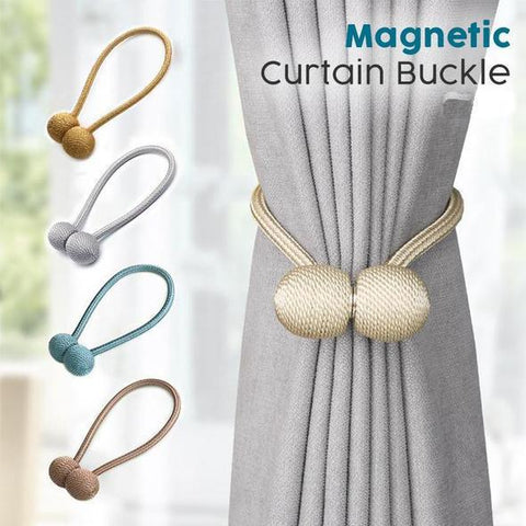 Creative Magnetic Curtain Buckles (2 pcs) - Indigo-Temple