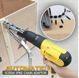 Electric Drill Automatic Screw Gun / Spike Chain Adaptor