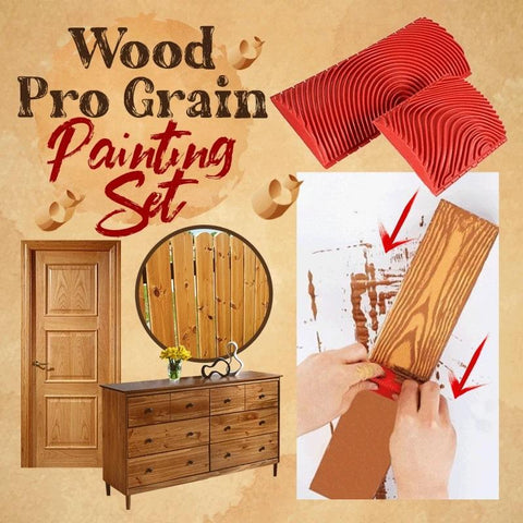 Wood Pattern Grain Painting Set