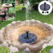 Futuristic Solar Powered Bird Fountain - Indigo-Temple