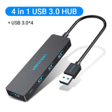 Vention Universal 4 Ports USB Splitter for Laptops, PC & Smartphones