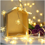 Christmas Led Garland Snowflake String Light (2 pcs set) - Indigo-Temple