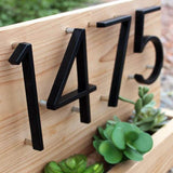 Floating Big House Address Numbers & Letters