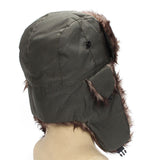 Unisex Faux Fur Earflap Ski Hat