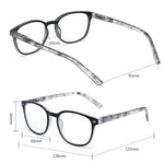 Spring Hinge Presbyopic Retro  Reading Glasses