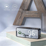 Stylish Bluetooth Speaker Mirror Alarm Clock