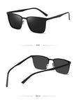 Classic Square Frame Polarized Sunglasses