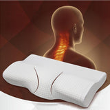NapeNurse™ Memory Orthopedic Neck Pillow - Indigo-Temple