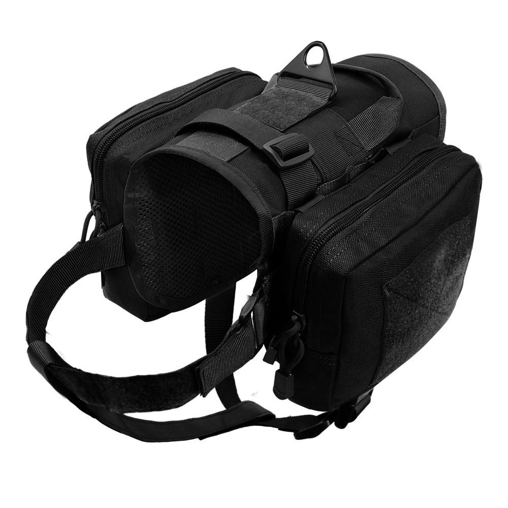 Tactical Dog Harness With Detachable Utility Pouches - Indigo-Temple