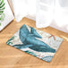 Marine Animals Anti-Slip Floor Mat Carpet - Indigo-Temple