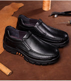 Men's Casual Breathable Genuine Leather Loafers