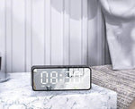 Stylish Bluetooth Speaker Mirror Alarm Clock