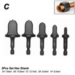 Pipe Expander Drill Bit Set For Copper Tubes