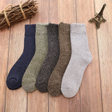 Thick Wool Thermal  Socks For Men (5 Pairs)