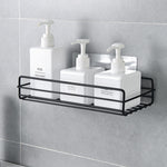 Punch-Free Luxury Aluminum Bathroom Shelves