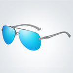 Mirror Pilot Design Polarized Sunglasses