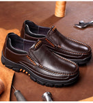 Men's Casual Breathable Genuine Leather Loafers