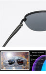 Mirror Pilot Design Polarized Sunglasses