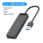 Vention Universal 4 Ports USB Splitter for Laptops, PC & Smartphones