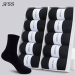 Premium Cotton Breathable Business Socks for Men (5/10 Pairs)