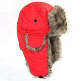 Unisex Faux Fur Earflap Ski Hat