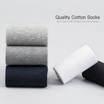 Premium Cotton Breathable Business Socks for Men (5/10 Pairs)