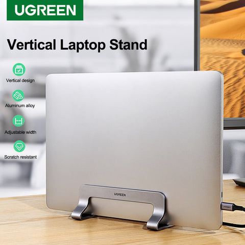 UGREEN™ Vertical Aluminum Laptop Stand Holder