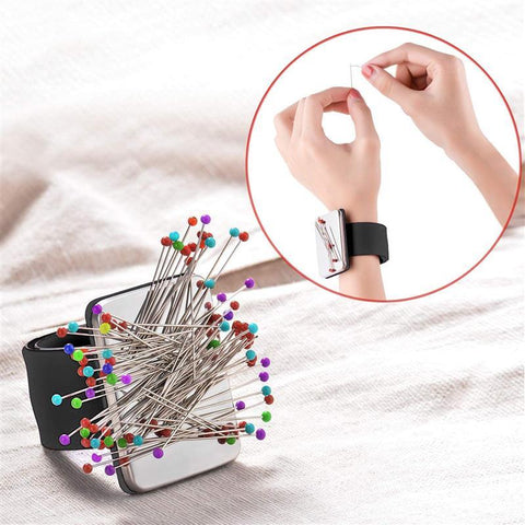 Magnetic Sewing Pin Storage Wrist Band