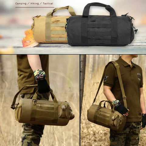 20L Military Tactical Hand & Shoulder Bag - Indigo-Temple