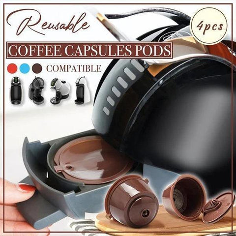 Universal Reusable Coffee Capsule Pods (6pcs)
