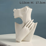 Nordic Style Ceramic Modern Creative Flower Vase