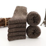 Merino wool Thick Winter Socks For Men (5 pairs)