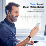 Bluetooth Business Headphones With Extended Microphone