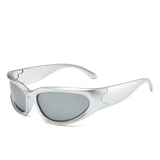Large Frame Mirror Unisex Designer Sunglasses