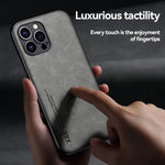 Magnetic Leather Case For iPhone