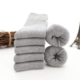 Merino wool Thick Winter Socks For Men (5 pairs)