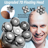 Rechargeable 7D Floating Cutter Waterproof  Electric Shaver
