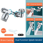 Universal 1080° Rotation Stainless steel Faucet Aerator