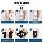 Double Strap Elastic Compression Knee Brace