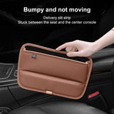 PU Leather Car Seat Gap Filler / Organizer Storage Box