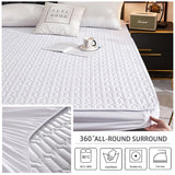 Waterproof Breathable Silky Latex Mattress Cover