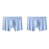 Men's Ice Silk Ultra-thin Breathable Boxers (2 Pcs)