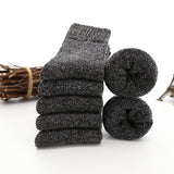 Merino wool Thick Winter Socks For Men (5 pairs)