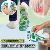 Acupressure Reflexology Chart Socks with Masseur ***2 sets***