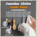 Seamless Drill-Free Hooks Plate Sticker