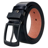 Vintage Black Pin Buckle Casual Leather Belt