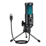 USB Microphone With RGB Breathing Light